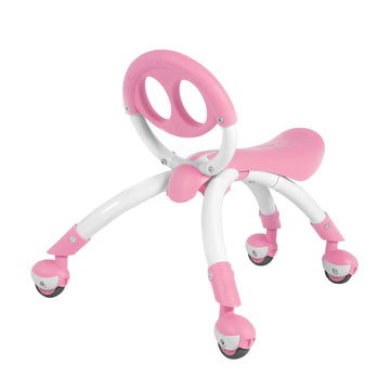 YBIKE Pewi Y-Bike - Pink Steel & Rubber Ride-On Toy, 11"L x 2.2"W x 41"H, Model YPIW2