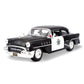 1955 Buick Century Police Car Black and White 1/26 Diecast Model Car by Maisto