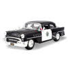 1955 Buick Century Police Car Black and White 1/26 Diecast Model Car by Maisto