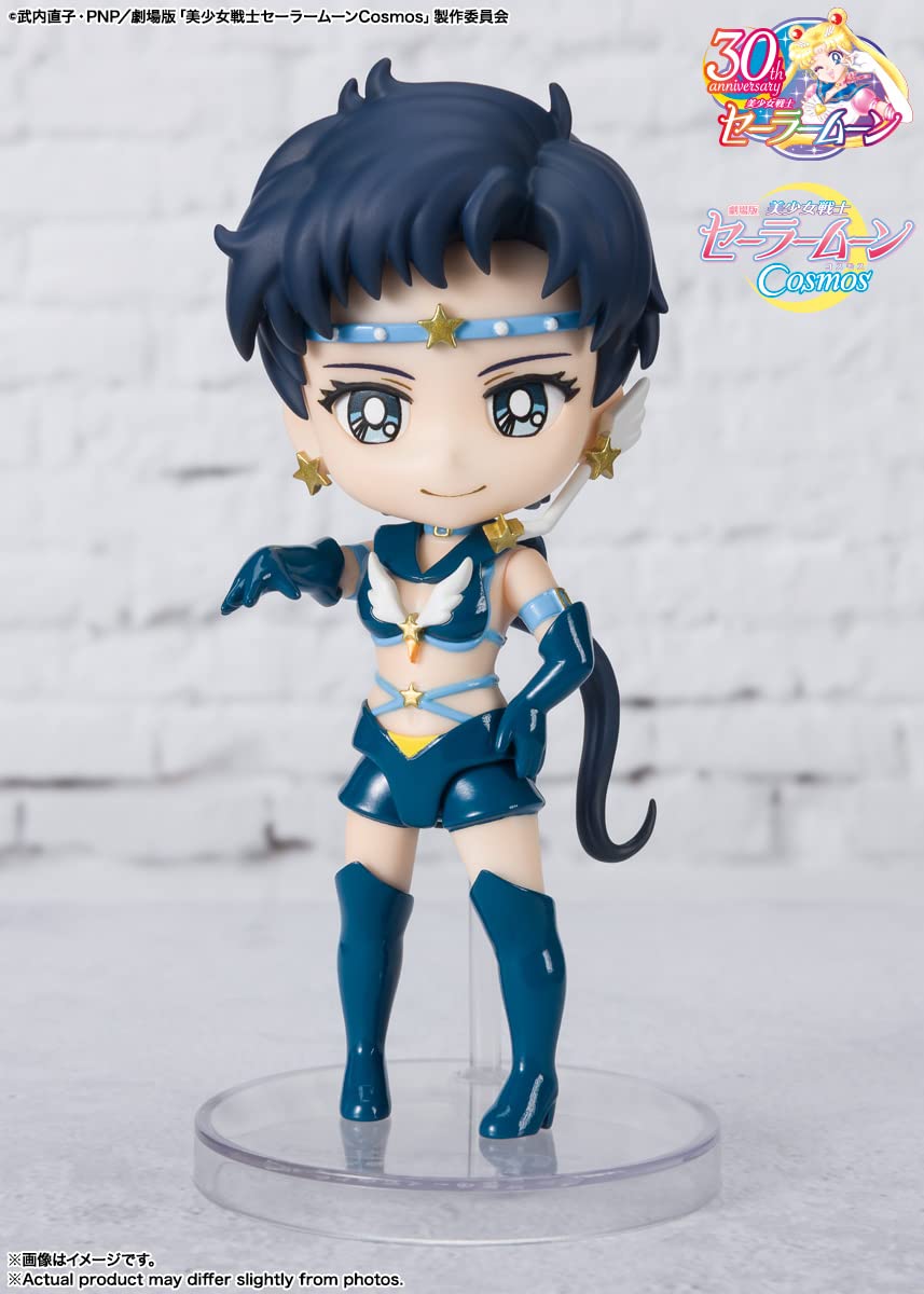 Tamashii Nations Tamashi Nations - Pretty Guardian Sailor Moon Cosmos: The Movie - Bandai Spirits Fuguarts Mini - Sailor Star Fighter (Cosmos Edition)