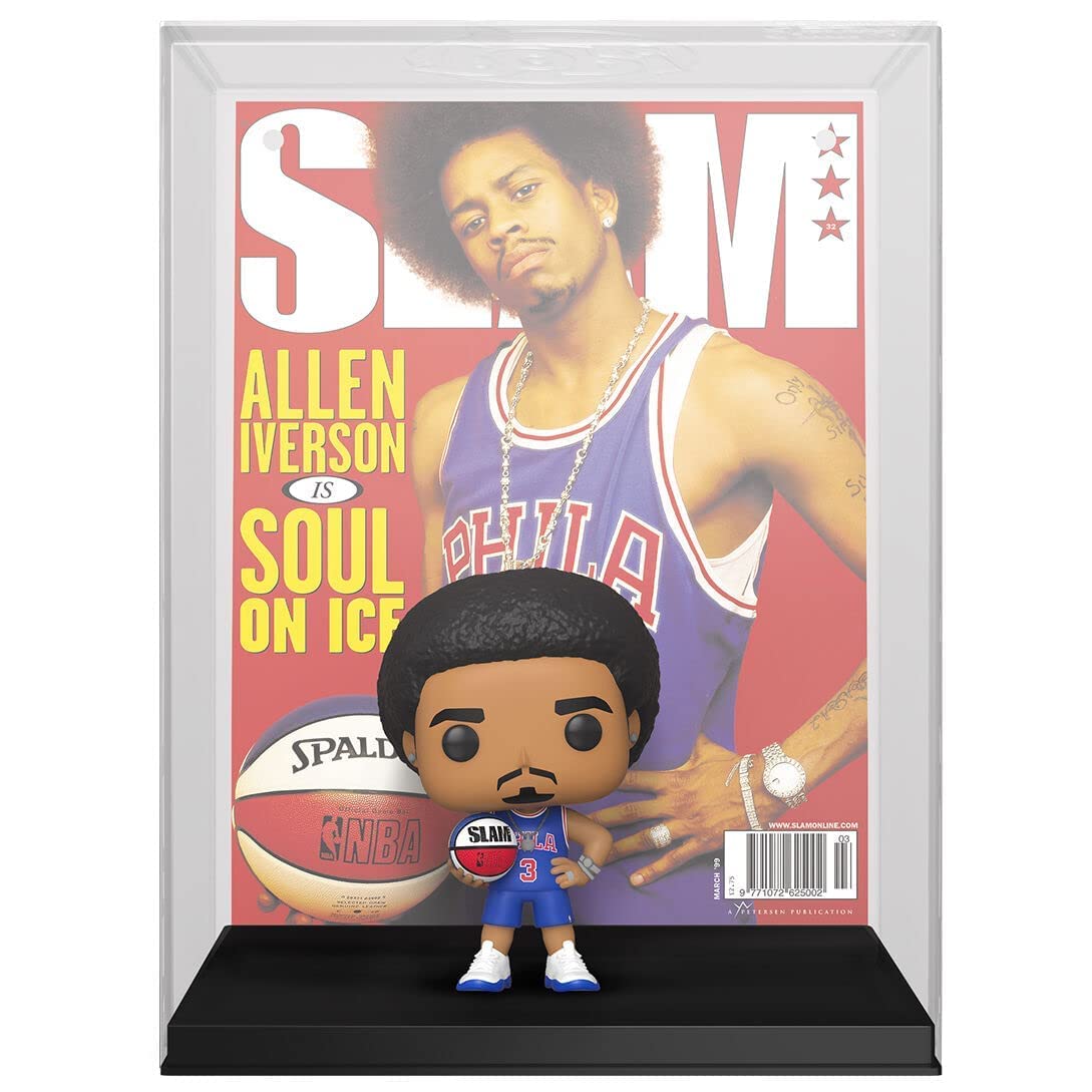Funko Pop! NBA Cover - Allen Iverson - Vinyl Figure - Blue - Model 59349