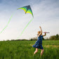 Mint's Colorful Life Delta Kite - Easy to Fly, 300ft String, Large Multi-color, Model 22213902811, Ideal for Kids & Adults