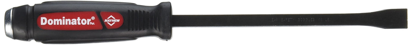 Mayhew Tools 60140 Dominator Pry Bar, Curved, 12-Inch OAL, Black Oxide Finish, 7" Size, Durable Blend Material