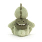 Jellycat Backpack Dino Stuffed Animal, 8.5 Inches | Dinosaur Plush Toy | Classic Children'S Gift