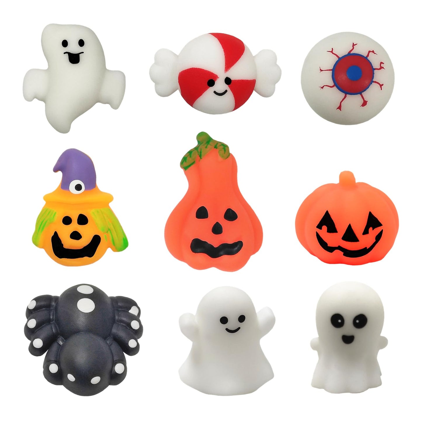 36 Pack Halloween Mochi Squishy,Halloween Party Favors,Classroom Prizes,Goody Bag Stuffers