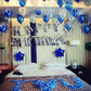 iPartycool 50Pcs Birthday Balloon Decoration Set, 10" Latex & Foil, Ecofriendly Star Kit, Model HB2S