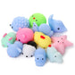Mr. Pen Squishy Toys, 12 Pack, Assorted Colors, Rubber Stress Relief Mini Squishes for Kids, Model UT12