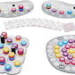 Board And Dice Mandala Stones