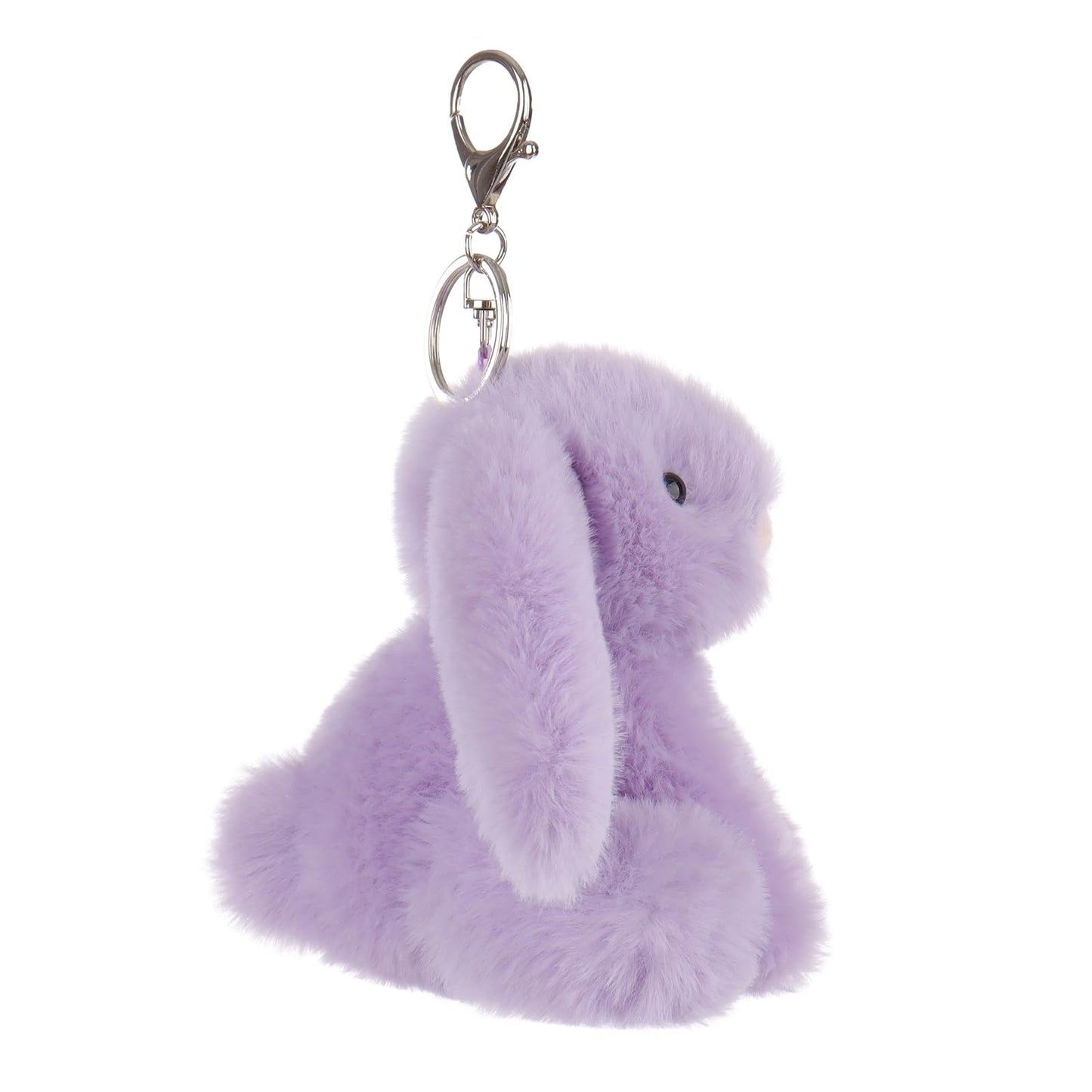 Apricot Lamb Cute Toys Plush Purple Bunny Rabbit Stuffed Animal Soft Keychain For Kids Bag, Purse, Backpack, Handbag (Purple Bunny，4.7 Inches)