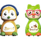 DYOMNIZY Squirrel and Panguin Press and Go Toy for Kids Pack of 2