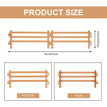 Sumind 40 Pieces Horse Corral Fencing Accessories Playset Plastic Farm Fence Toy for Barn Paddock Horse Stable Farm Animal Fence