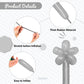 Hykjnbw Silver Long Balloons For Balloon Animals, 260 Balloons Art Kit For Twisting, Skinny Modeling Balloons Supplies For Birth