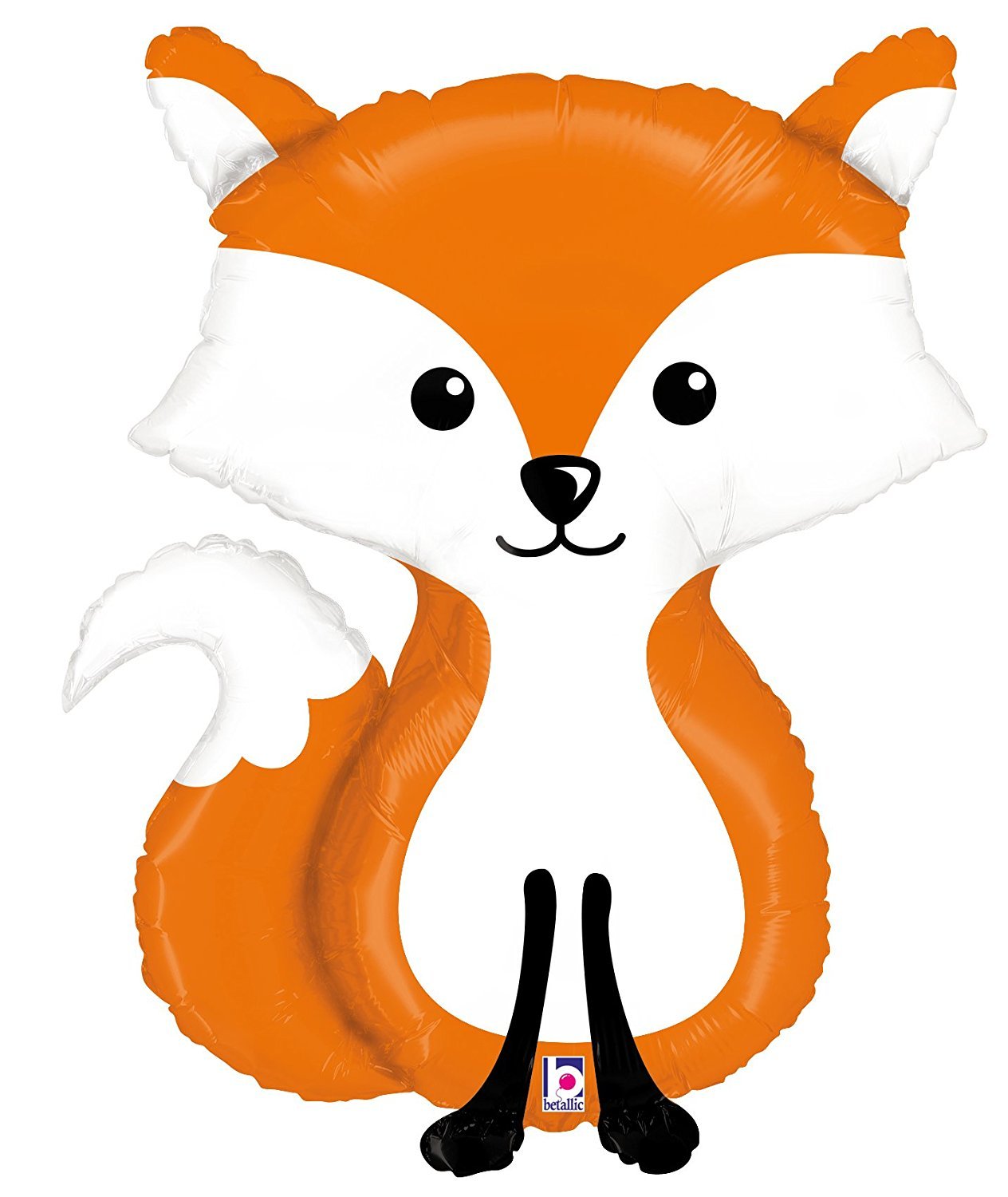 Woodland Fox Critter 36 Mylar Balloon