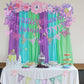 Our Little Butterfly is Turning One Banner Purple Glitter Butterfly 1st Birthday Banner for Spring Butterfly Girls One Year Old