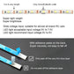 elechawk Waterproof LED Light Strips for RC Cars Trucks Airplanes Boats Drones Fixed Wing AR Wing Model Underglow Light (Ice Blu