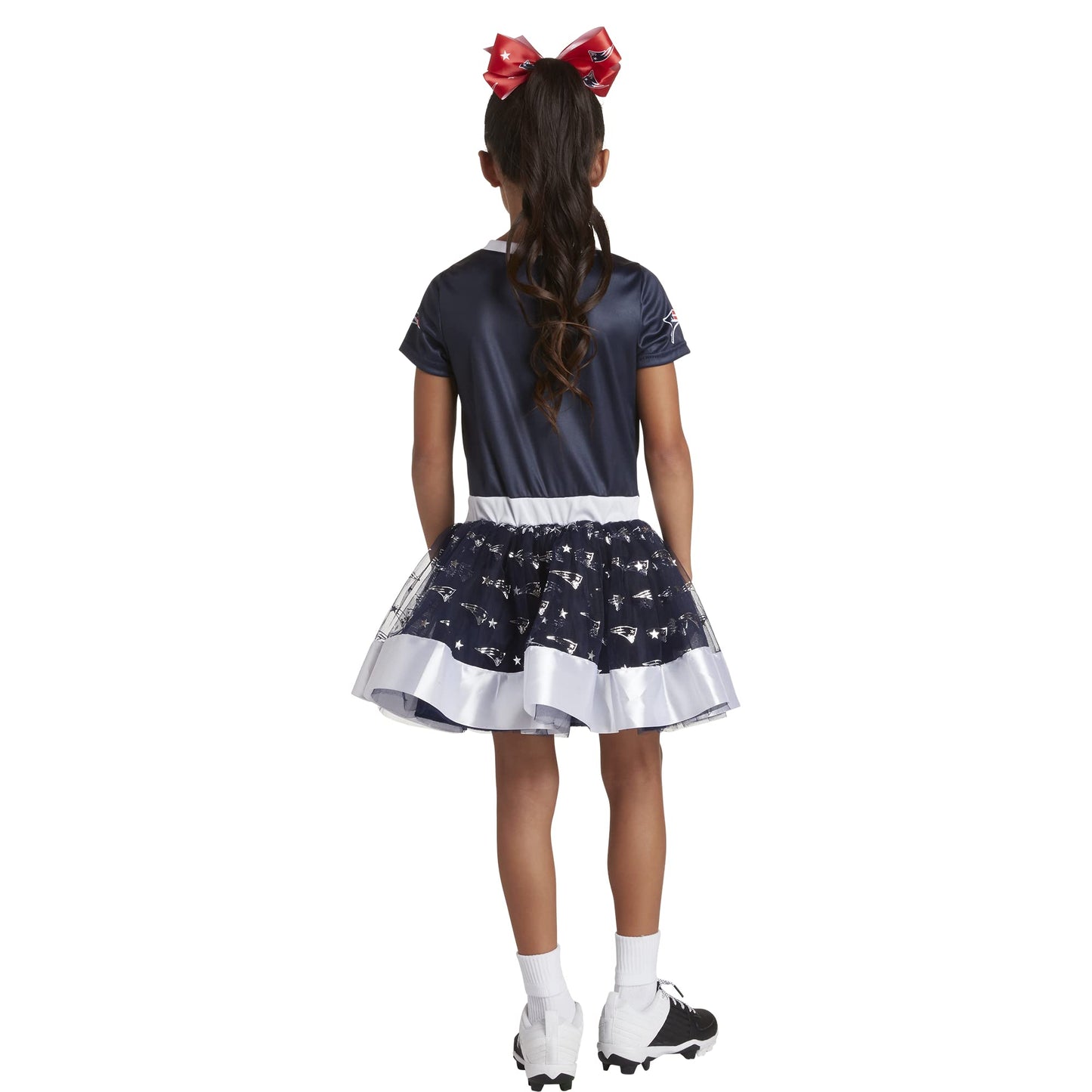 Modern Hero New England Patriots Girl'S Nfl Mvp Tailgate Tutu Dress Costume, Size Small