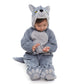 Hsctek Baby Wolf Costume, Infant Wolf Costume Baby Boys Girls, Baby Halloween Costume For Toddler Newborn 9-12Months