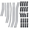 RCLIONS Stainless Steel Link Rod Linkage 324mm Wheelbase for TRX4 1/10 Crawler Car Upgrade Parts
