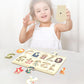 Puzzles For Toddlers 2-4, Wooden Puzzles For Toddlers, Wood Peg Puzzle For Preschool Kids, Number Learning Puzzles Baby Board Puzzle Toys, 1 2 3 Shape Knob Puzzle For Girls Boys 18Months And Up