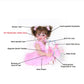 Wawa-Haokeai Reborn Toddler Girl Doll -22 Inch Happy Dance With 3D Painted Skin Visible Veins And Soft Full Vinyl With Rooted Ha