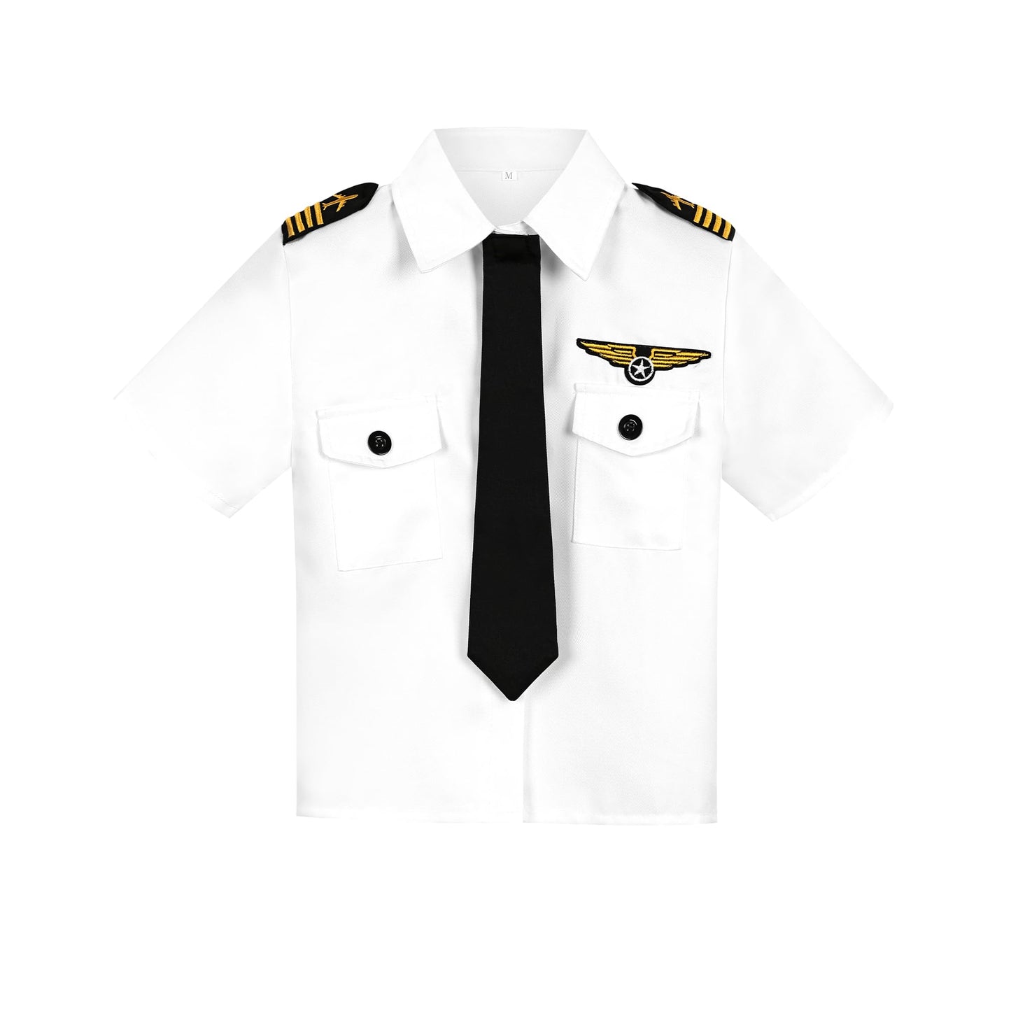 Scypruth Airline Pilot Costume For Kids Captain Pilot Uniform For Career Day Halloween Dress Up Birthday Gifts