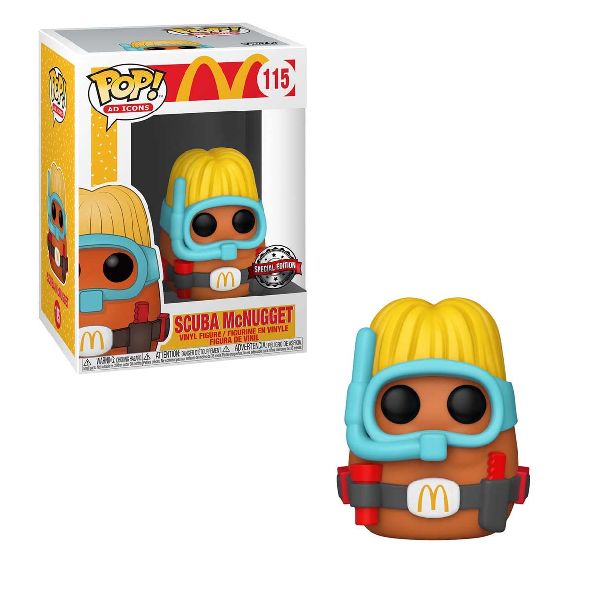 Funko Pop Ad Icons Mcdonalds Scuba Mcnugget Figure (Special Edition)