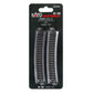 Kato USA Model Train Products Unitrack, 481mm (19'') Radius 15-Degree Curve Track (4-Piece)