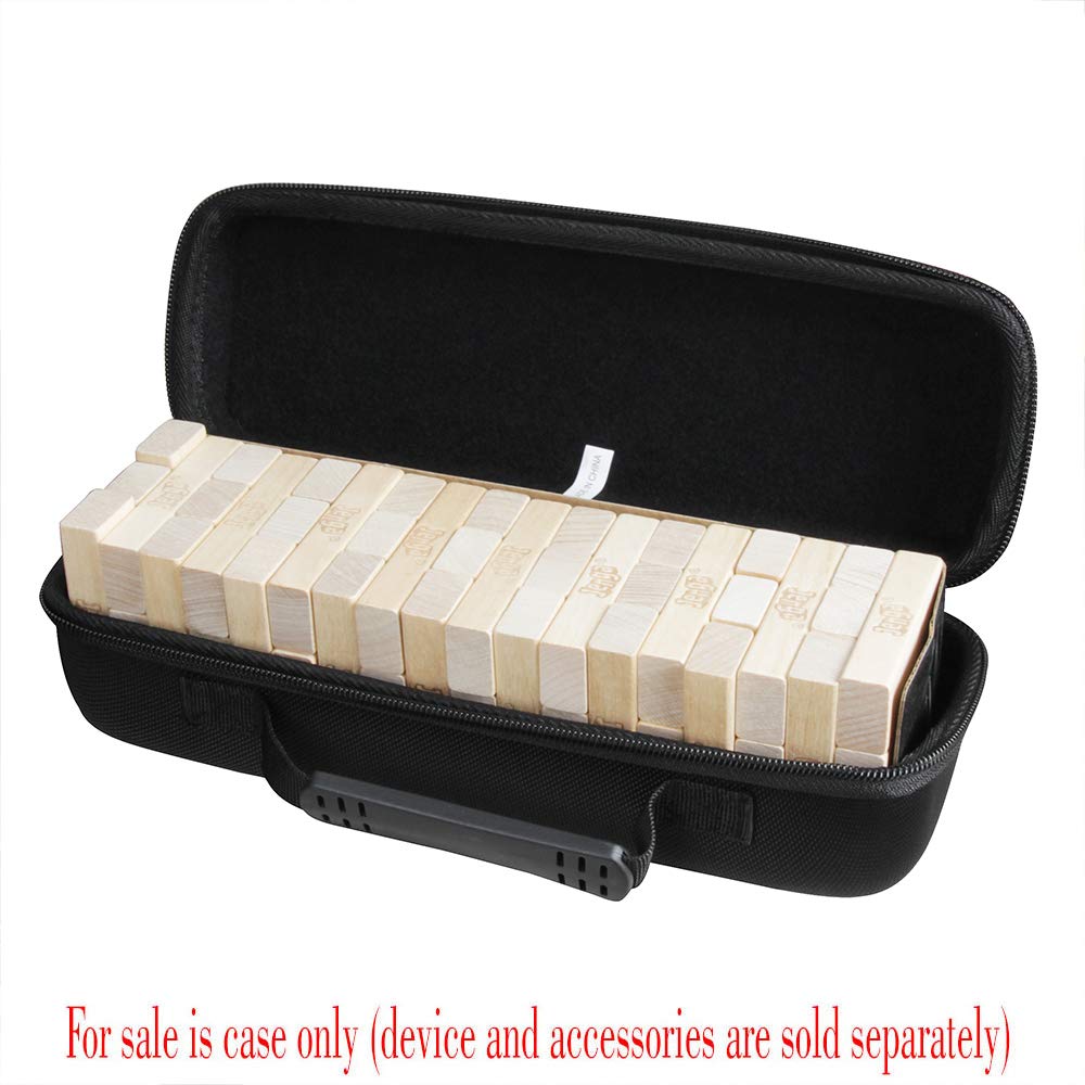 Adada Hard Travel Case for Jenga Classic Game - Black, EVA Material, Model AD0085