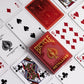Bicycle Metalluxe Red Playing Cards - enhanced Metal Foil Finish - game-style Size