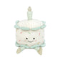 Mon Ami Stuffed Birthday Cake Plush Toy - 7X5    Pretend Play For Toddlers, First Birthday Gift, Party Decoration (Cream)
