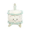 Mon Ami Stuffed Birthday Cake Plush Toy - 7X5    Pretend Play For Toddlers, First Birthday Gift, Party Decoration (Cream)