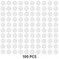 Displaymore 100Pcs Mix Round Plastic Model Bases 40Mm/1.57 Inch Wide For Gaming Miniatures Or Wargames Role Playing Board Game F