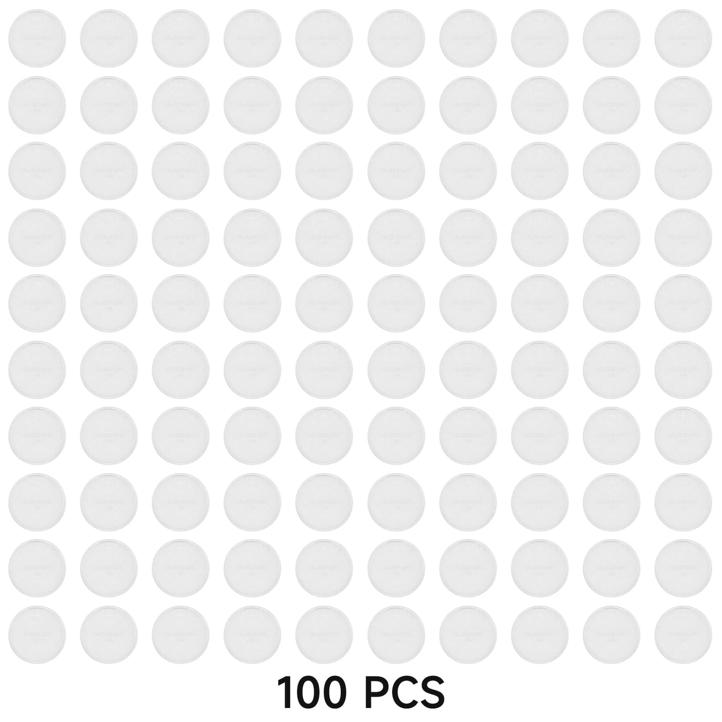 Displaymore 100Pcs Mix Round Plastic Model Bases 40Mm/1.57 Inch Wide For Gaming Miniatures Or Wargames Role Playing Board Game F