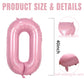 40 Inch Pink One Balloons, Large Letter Balloons for 1st Birthday, One Foil Helium Balloons, Mylar Big Pink Alphabet Balloons, L