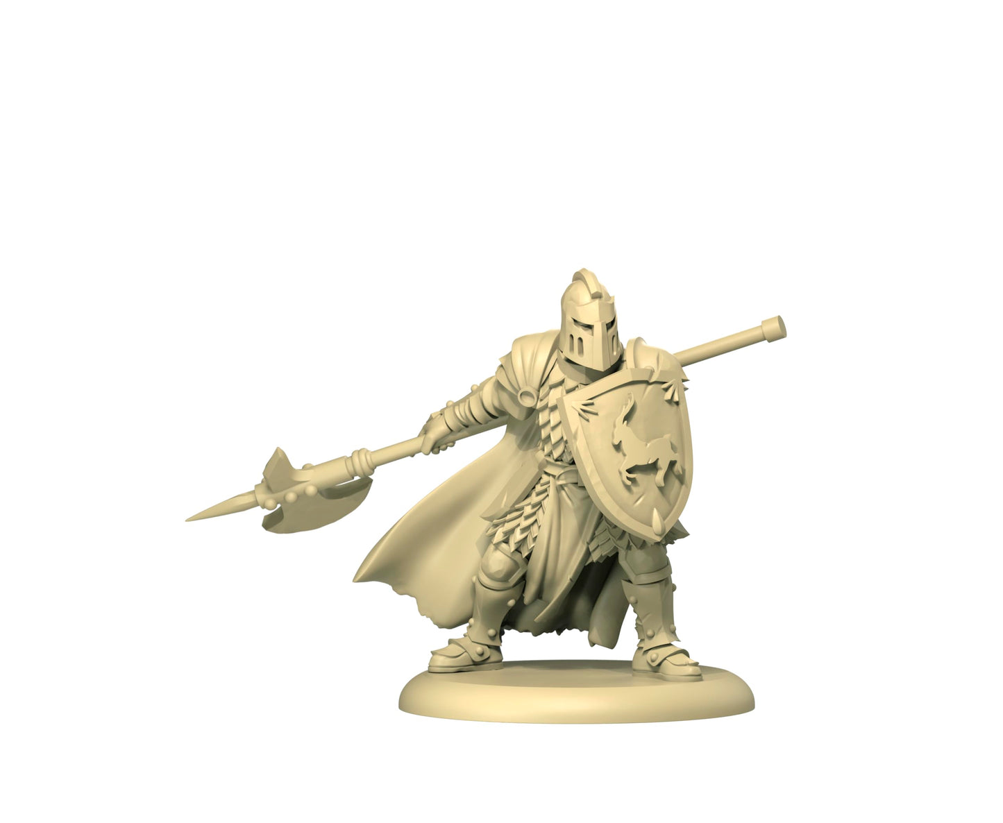 CMON A Song of Ice and Fire Tabletop Miniatures Game Baratheon Halberdiers Unit Box - House Baratheon Vanguard Defense! Strategy Game for mature-themeds  Ages 14+  2+ Players  45-60 Minute Playtime  Made