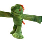 Wild Republic Huggers Iguana, Stuffed Animal, 8 Inches, Slap Bracelet, Plush Toy, Fill Is Spun Recycled Water Bottles