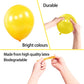 Kawkalsh 200Pcs 5 Inch Yellow Balloons, Small Mini Latex Balloons For Party Birthday Baby Shower Anniversary Festival Arch Garla