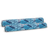 Aqua Oversized Inflatable Pool Noodle – 2 Pack – Soft Mesh Jumbo Noodle Pool Float – Blue/White Fern