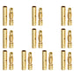 10 Pairs Hobbypark Female Male 4Mm 4.0Mm Gold Bullet Connector Plug For Rc Battery Esc Motor Wire Plug