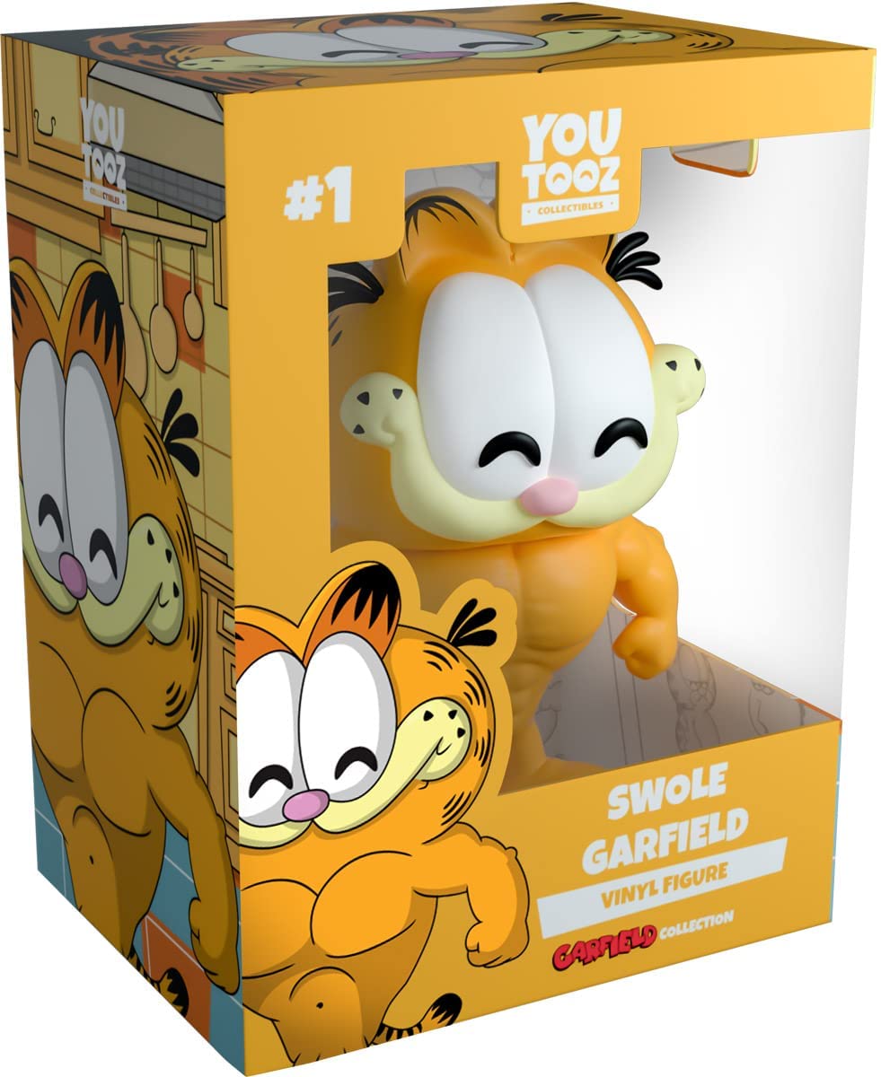 Youtooz Swole Garfield Vinyl Figure, 4.5'' Youtooz Garfield Collectible, Highly Detailed Swole Garfield By Youtooz Garfield Coll