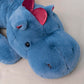Ololele Dragon Stuffed Animal, 35.4Inches Medium Plush Dragon Toy For Kids, Pink White Green And Blue Available. Very Cute Plush