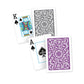 Copag 1546 Design 100% Plastic Playing Cards, Poker Size (Standard) Purple/Grey Jumbo Index (1 Set)