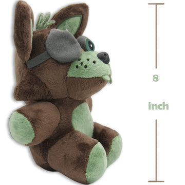 Milenzom Phantom Foxy Plush 8 Inch,5 Nights At Freddy'S Plushies Toys, Fnaf Plushies For Boy Girl Christmas Halloween Birthday Gift