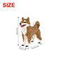 Larcele Micro Dog Building Blocks Mini Pet Building Toy Bricks, 814 Pieces Kljm-02(Male Shiba Inu)