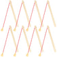Onest 8 Pieces Wooden Magnetic Fishing Poles Wooden Magnet Poles Fishing Rod Learning Games For Kindergarten Preschool Girl Boy