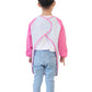 Plie Waterproof Kids Art Smocks 37 Colors (Age 1-10, S-XXL size), Blue&Green Dot (30-S)