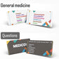 MEDICOS Medical Board Game - 364 Flash Cards for Learning 2000+ Medical Terms - Fun for Ages 13+, 3+ Players, Cardboard
