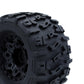 RC 2.8 ''Tires and Wheel Rim 12mm Hex for1/10 Monster Truck HPI HSP Savage XS TM Flux ARRMA GORGON KDM, Set of 4