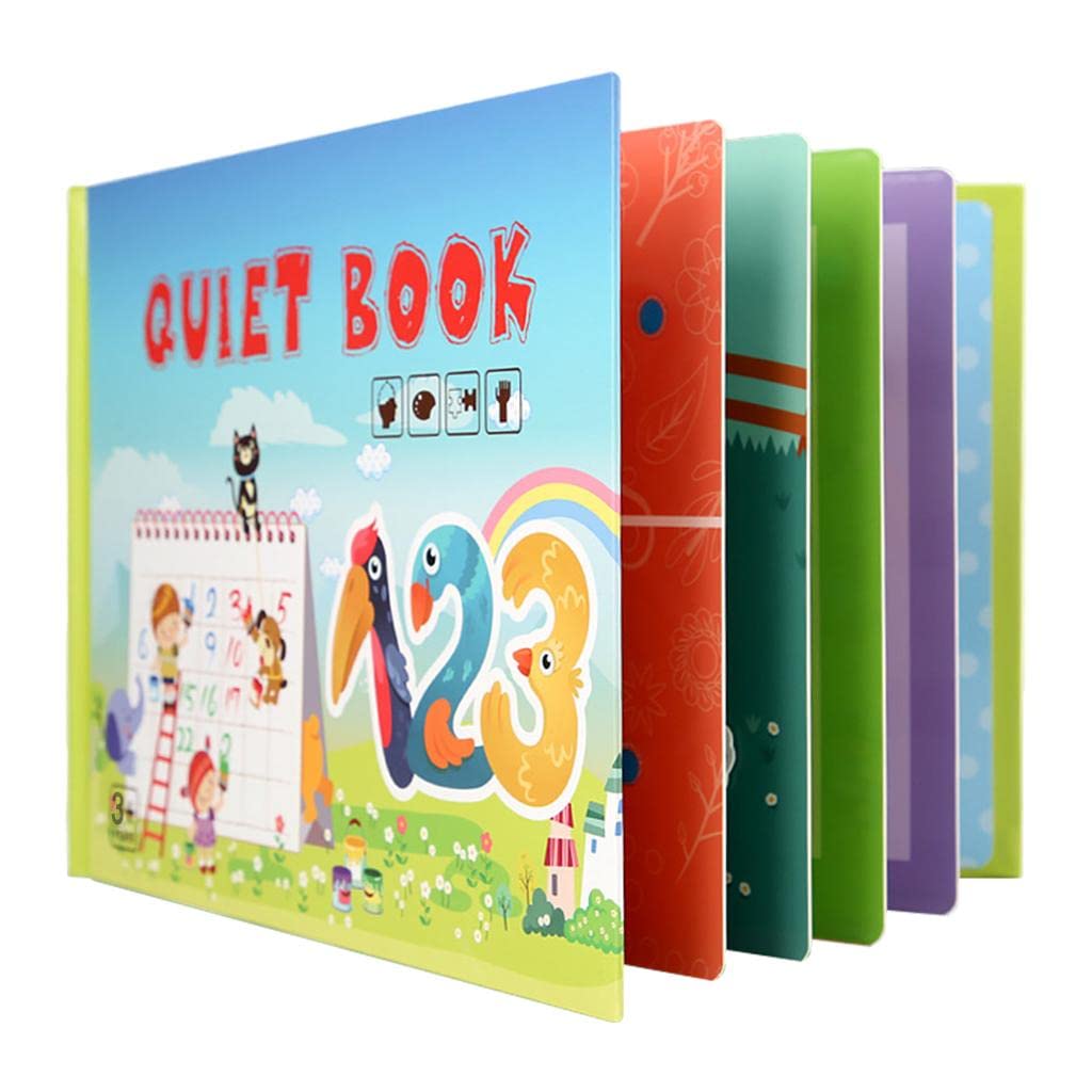 Loom Tree Montessori Quiet Book Early Learning For Children Preschool Kids Number | Toys For Baby | Developmental Baby Toys