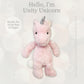 World's Softest Plush Unity Unicorn, Rose, Lushee, Large, 16'' Stuffed Animal for Baby, Toddler, Kids, Adults - Soft, Huggable S
